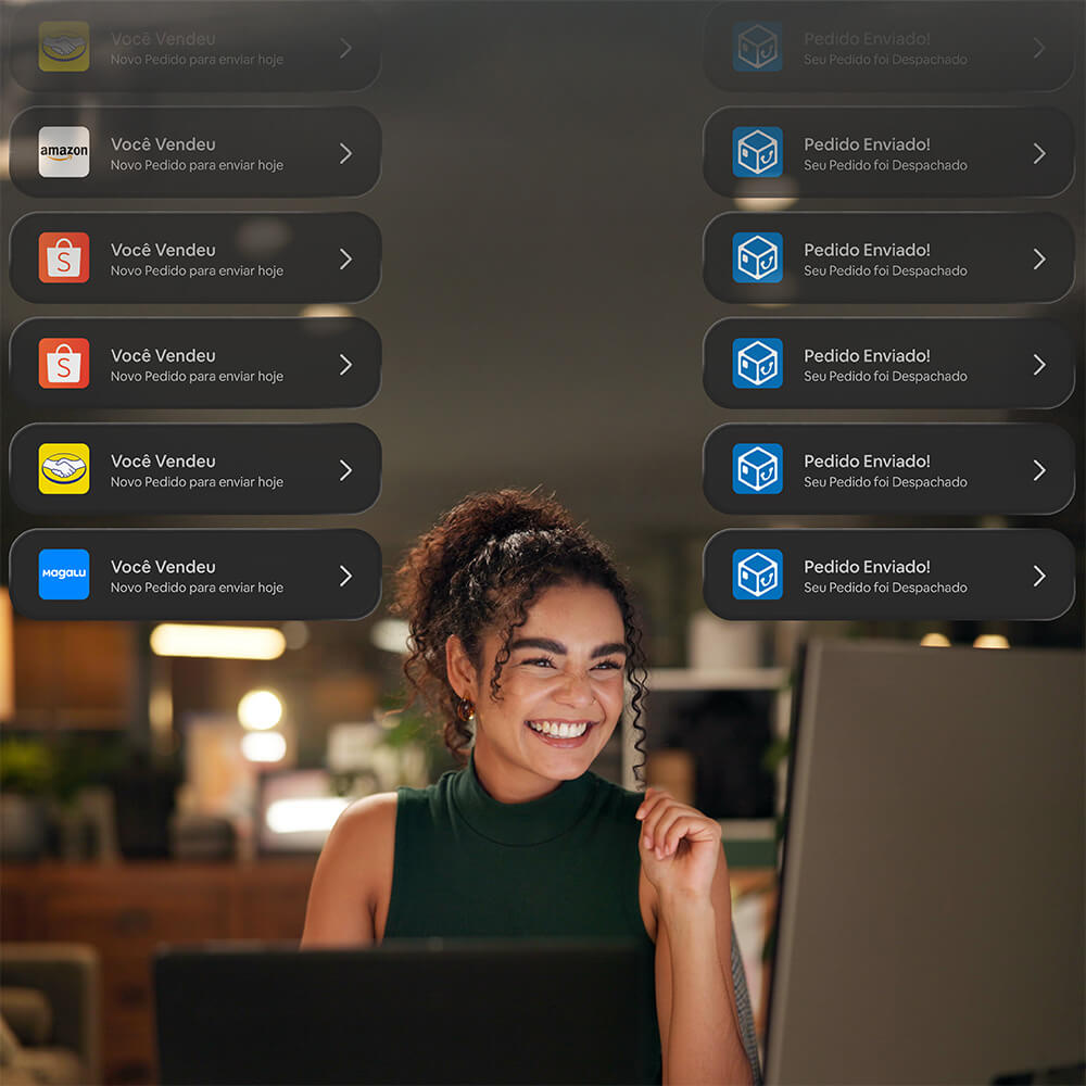 Painel de vendas QDROP — pedidos e envios automáticos